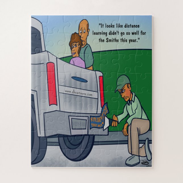 Peças de Quebra-cabeça de 56 do Distance Learning (Vertical)