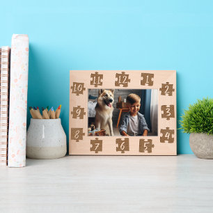 Peças de quebra-cabeça personalizadas, números de