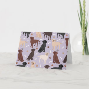 Peças e cartões para varejistas do Labrador