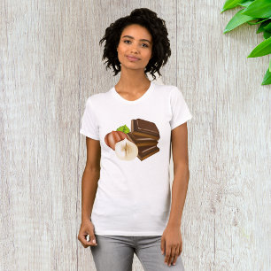 Pedaços de chocolate Mulheres T-Shirt