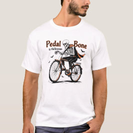 Pedal Bone para camisetas de ciclismo do Halloween