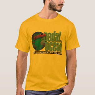 Pedal o t-shirt do oceano