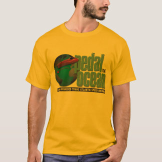 Pedal o t-shirt do oceano