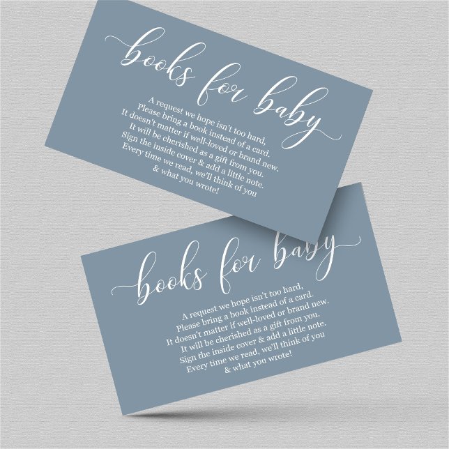 Pedido de Livro Azul Bebê - Convite para Chás de f (Criador carregado)