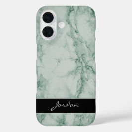Pedra Marble Verde Sage com nome