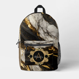 Pedra Moderna do Marble Dourado Preto e Branco