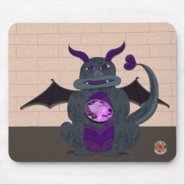 Pedra Preciosa e Dragões February Mouse Pad