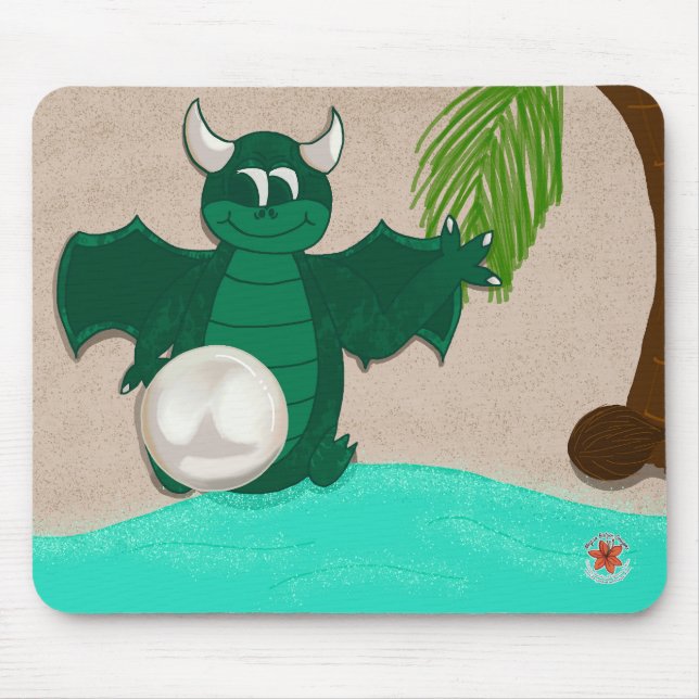 Pedra Preciosa e Dragões Mousepad de Junho (Frente)