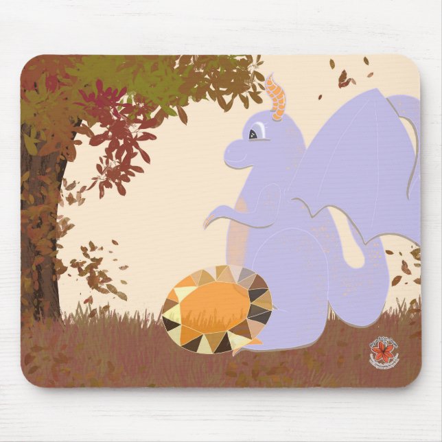 Pedra Preciosa e Dragões November Mousepad (Frente)