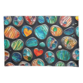 Pedras Pintadas Decorativas Brilhantes