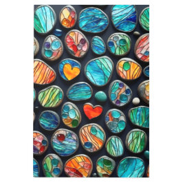 Pedras Pintadas Decorativas Brilhantes