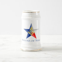 Pedreiro da caneca de cerveja de Texas