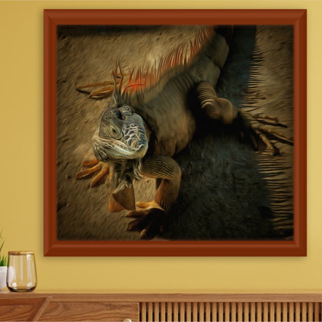 Pedro o Iguana 0768 Art Impressão (Criador carregado)