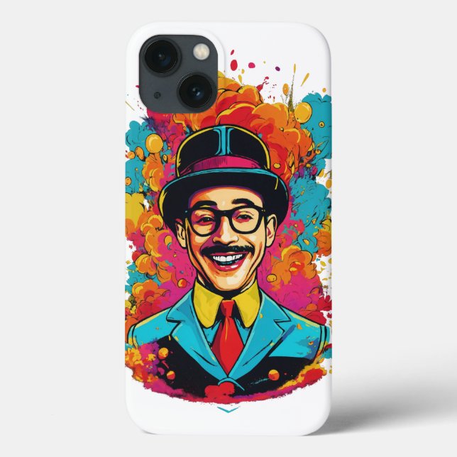 Pee Wee's Laugh" iPhone 13 Case Design (Verso)