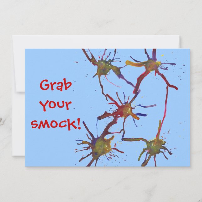 Pega no teu saco! Pinta convites de aniversário (Frente)