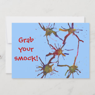 Pega no teu saco! Pinta convites de aniversário