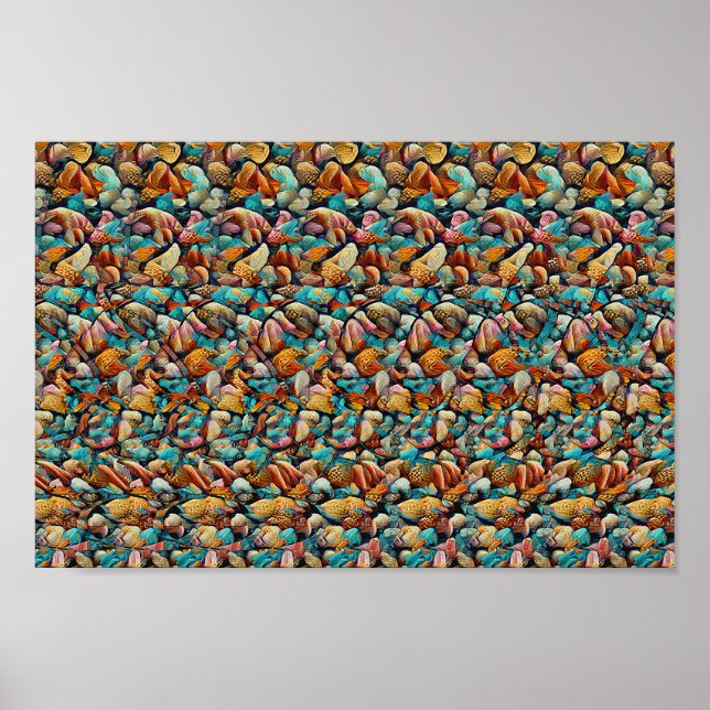 Pegada complicada - impressão 3D oculto (Frente)