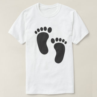 Pegada de T-Shirt Masculina
