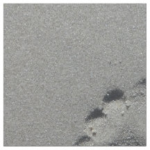 Pegada descalça no tecido da foto da areia da