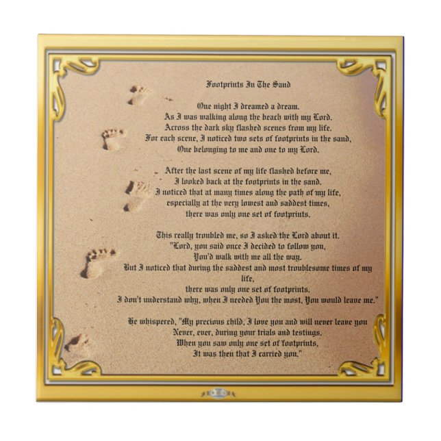 Pegadas De Azulejo Cerâmico No Campeão Sand Sober (Frente)