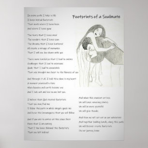 Pegadas de um Poster de Soulmate