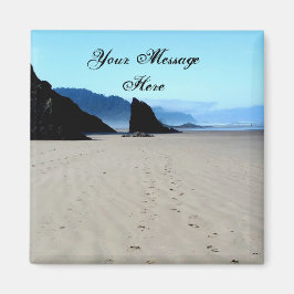 Pegadas No Íman De Areia