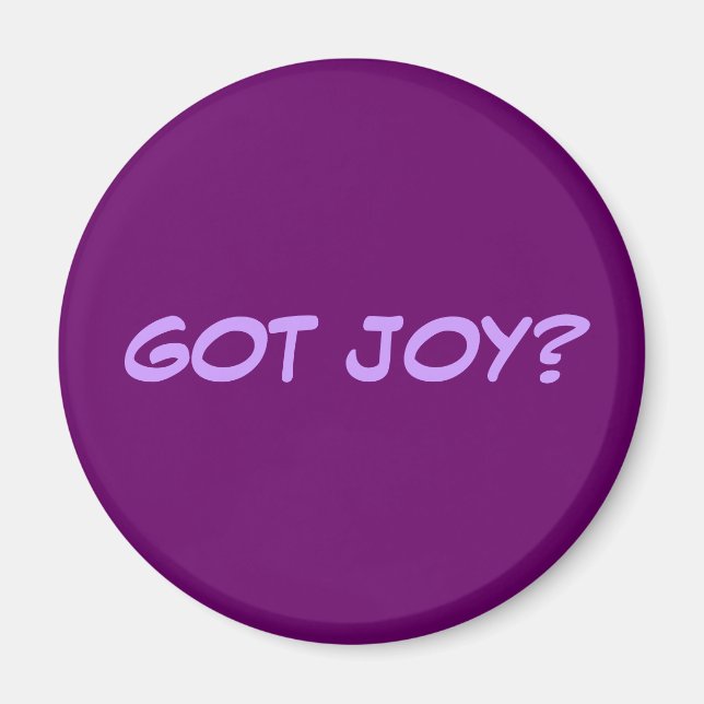 Pegou a Joy? Íman (Frente)