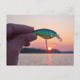 Pegue o cartão postal do pôr do sol