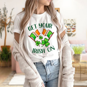 Pegue seu Dia de São Patrício de camiseta irlandês