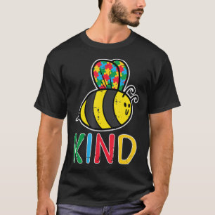 Peguem esta fofa Quebra-cabeça Bee Kind T-Shirt p
