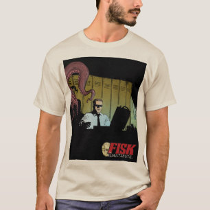 PEIXE a camiseta design básica substituta