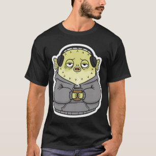 Peixe-Balão Cansado do Trabalho – Camiseta de Ca