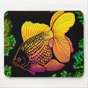 Peixe dourado Mousepad de Pearlscale