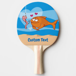Peixe e Bait no Love Raquete de ping pong