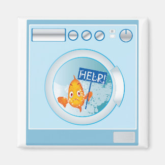 peixe em íman de lavagem