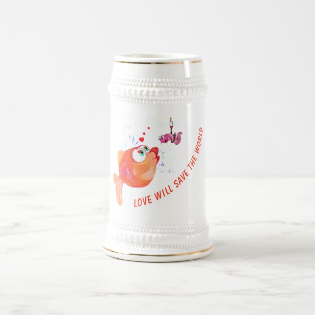 Peixe Engraçado e Caneca de cerveja de Cerveja de  (Centro)
