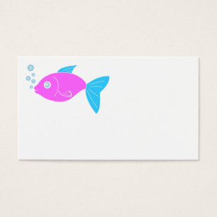 Peixe engraçado rosa