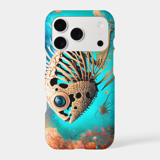 Peixe Espinhaço Nadando pelo Coral