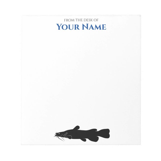 Peixe-gato-palha - Bloco de notas personalizado (Frente)