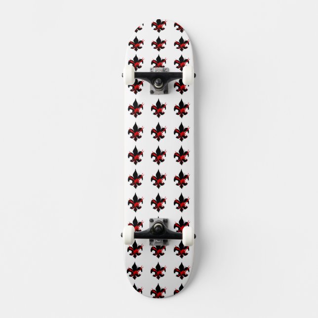 Peixe-lenha Fleur De Lis Skateboard (Frente)