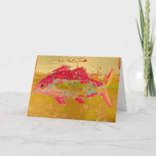 Peixe-ouro de cartão (Frente)