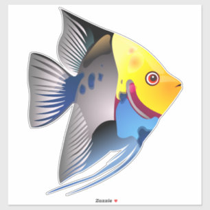Peixe tropical colorido_GC - Adesivo