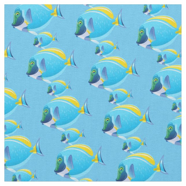 Peixe tropical de Tecido personalizado (Detalhe)