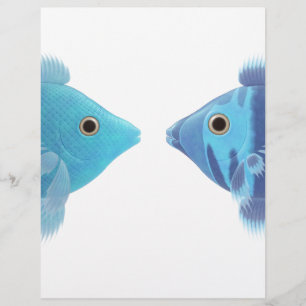 peixes azuis