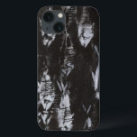 Peixes Brancos Fósseis em Fundo Preto<br><div class="desc">Esta imagem inspirada em fósseis é perfeita para a vossa coleção de peixes. Esta imagem é simples, pois inclui apenas duas cores: preto e branco. Escolha esta impressão artística hoje mesmo no seu produto.</div>