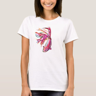 Peixes coloridos de Betta - t-shirt