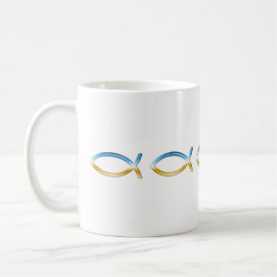 Peixes cristãos - caneca