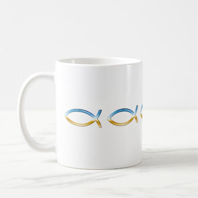 Peixes cristãos - caneca (Esquerda)