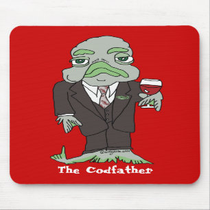 Peixes de bacalhau Mousepad de Codfather