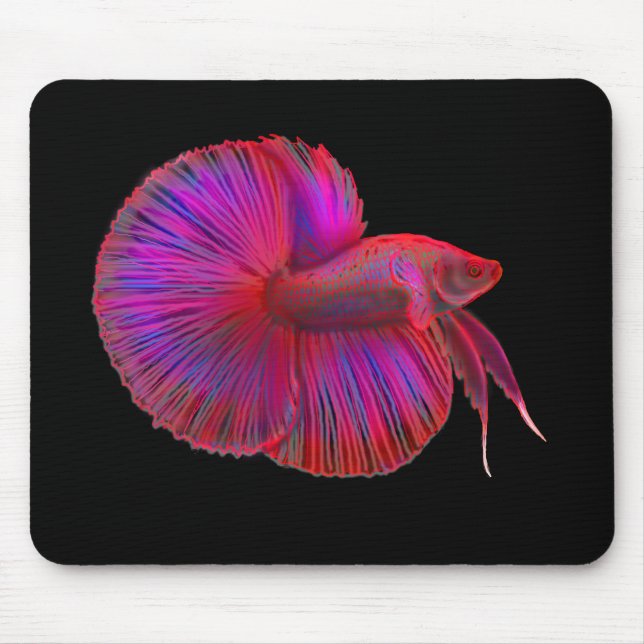 Peixes de combate Siamese Mousepad de Betta (Frente)